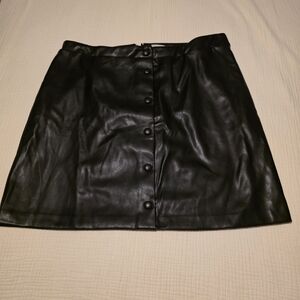 Faux Leather SKIRT